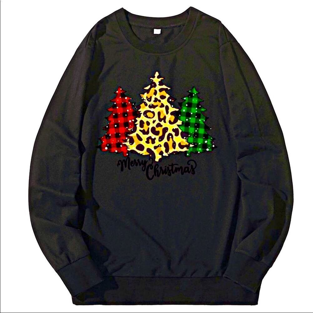 Black Christmas Sweatshirt 100% Cotton